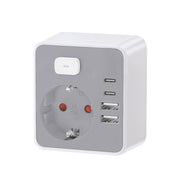 Technik Professional WG Elosztó Fali 1 utas + 2 x USB-C + 2 x USB-A + kapcsoló