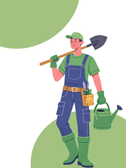 Kertfenntartó munkatárs