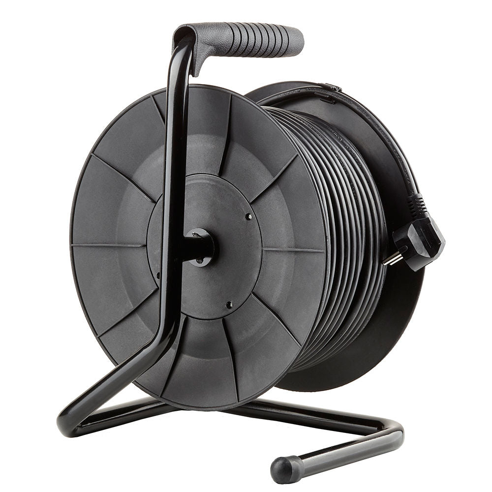 Technik Professional Kábeldob 4-er 50m 1,5mm2 (fekete) 16A