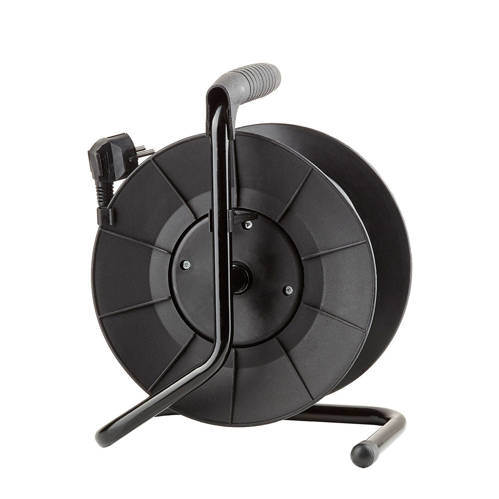 Technik Professional Kábeldob 4-er 25m 1,5mm2 (fekete) 16A
