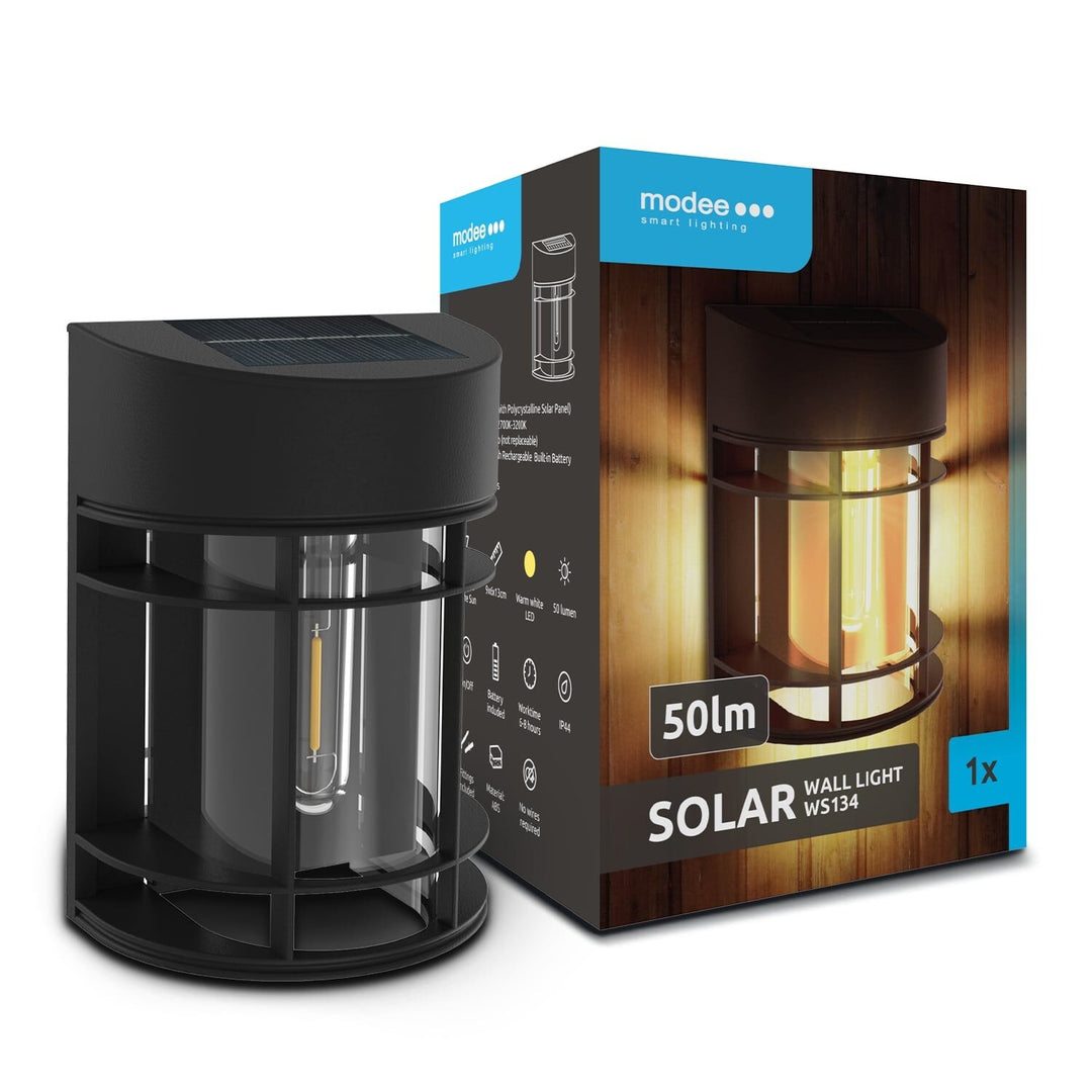 Modee Lighting LED Szolár Napelemes Fali Lámpa WS134 (50 lumen)