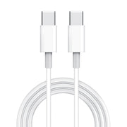 Technik Töltő-és Adatkábel TPE+ABS USB-C / USB-C 60W 20V3A 1m fehér