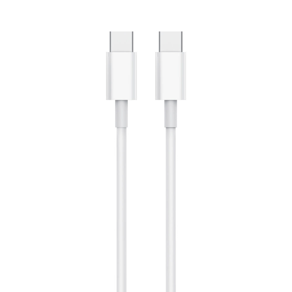 Technik Töltő-és Adatkábel TPE+ABS USB-C / USB-C 60W 20V3A 1m fehér