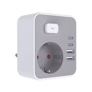 Technik Professional WG Elosztó Fali 1 utas + 2 x USB-C + 2 x USB-A + kapcsoló